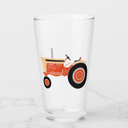 Tan Tractor Glass Glas (Voorkant)