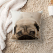 Tan Vrouw Pug Kussen (Deken)