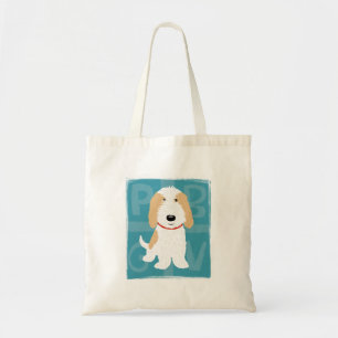 Tan & White PBGV Tote Bag