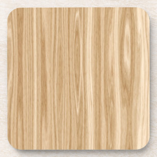 Tan Wood Grain Onderzetter