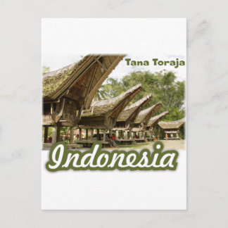 Tana Toraja Indonesia Souvenir Briefkaart