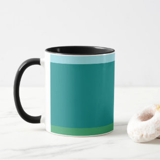 Tanager Turquoise, Blauwgroen Blue en Kelly Green Mok