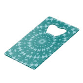 Tanager Turquoise et Bleu sarcelle Motif Abstrait (Devant Angle)