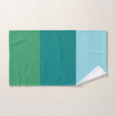 Tanager Turquoise, sarcelle bleue et Kelly Green H (Serviette à main)