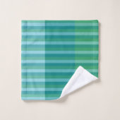 Tanager Turquoise, Turquoise Blue et Kelly Green L (Gant de toilette)