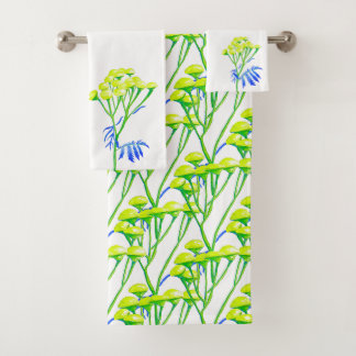 Tanaisie sur un ensemble de serviettes de bain
