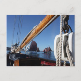 Tanbark Zeilen van een WA Wooden Boat Festival Briefkaart