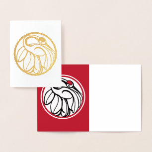 tancho japanse kraan folie kaarten