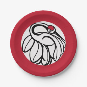 tancho japanse kraan papieren bordje