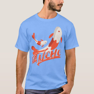 Tancho Koi Fish Pond Carp Japan Japanse kunst Saku T-shirt