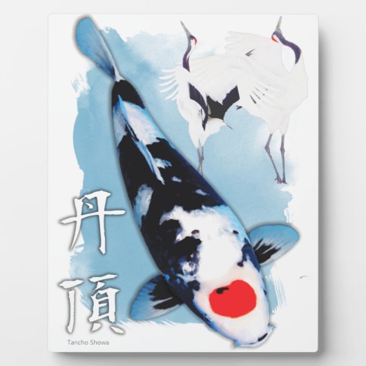 Tancho koi fotoplaat (Voorkant)