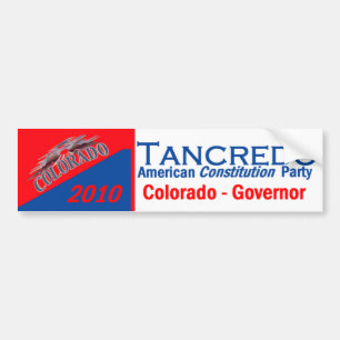 TANCREDO 2010 Bumpersticker