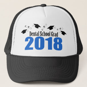 Tand Afstudeerder 2018 van de School (Blauwe) Trucker Pet