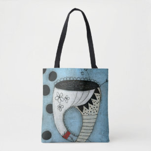 Tand Heeft Leuke Broek Boodschappentas Draagtas