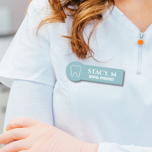 Tand Tandarts Assistent Hygiënist Tandheelkundige Naamplaatje