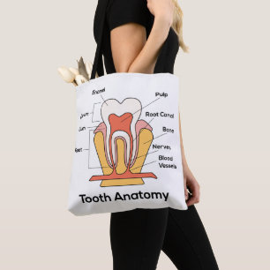Tandanatomiegrafiek Tote Bag