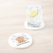 Tandanatomiegrafiek Zandsteen Onderzetter (Zijkant)