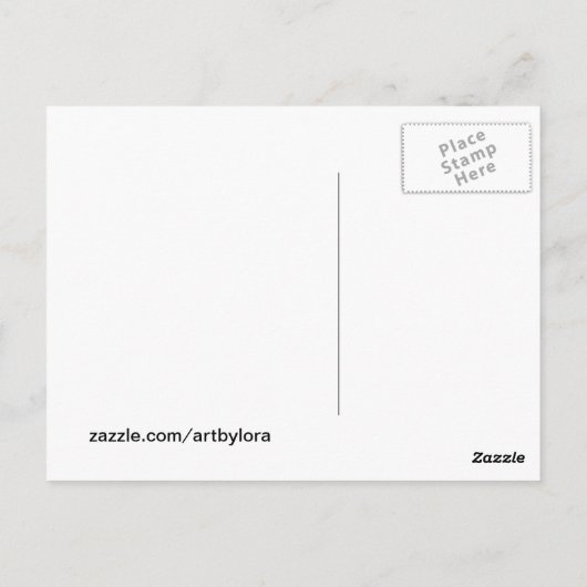 tandarts briefkaart (Achterkant)