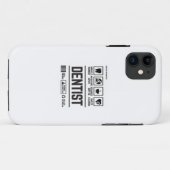 tandarts Case-Mate iPhone case (Achterkant (horizontaal))