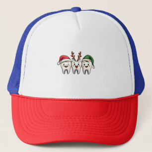 Tandarts Dental Christmas Santa Floss kerstboom Trucker Pet