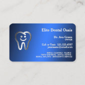 Tandarts Elite Dental Visitekaartje (Achterkant)