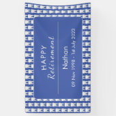 Tandarts en orthodontist Pensioen Spandoek (Verticaal)