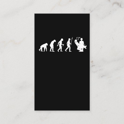 tandarts evolutiearts met tandarts van de patiënt visitekaartje (Voorkant)