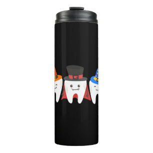 Tandarts Halloween Tanden Tand Thermosbeker