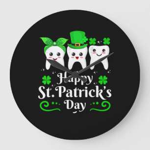 Tandarts Happy St Patrick's Day tandheelkundige as Grote Klok