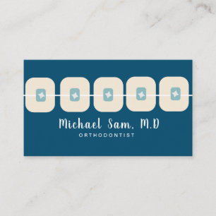 Tandarts Hygiënist Orthodontist Beugel Logo Patroo Visitekaartje