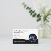 Tandarts Kantoor moderne lay-out Visitekaartjes (Staand voorkant)