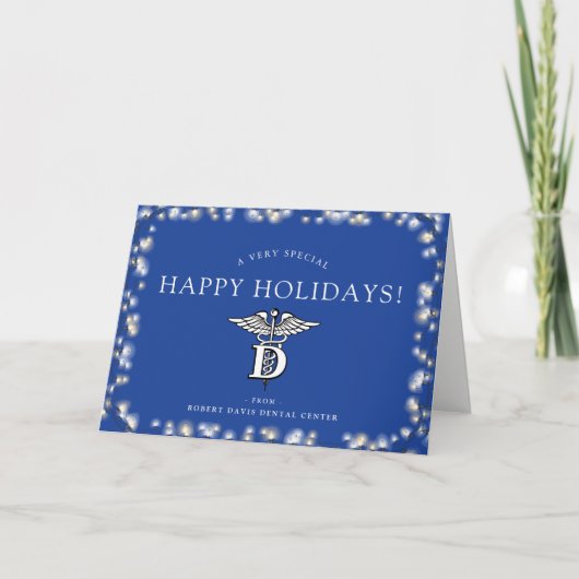 Tandarts Kantoor Prettige feestdagen Custom (Voorkant)