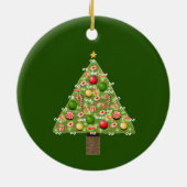 Tandarts Kerst Collectible Keramisch Ornament (Achterkant)