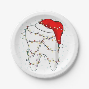 Tandarts Kerstmis Dunny Tandarts Vakantie Papieren Bordje