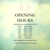 Tandarts Logo Raamsticker (Vel 3)