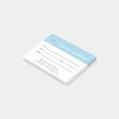 Tandarts Logo Tandhygiëne Afspraak Post-it® Notes (Schuin)