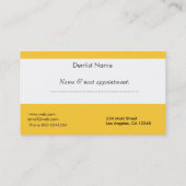 Tandarts Orale Zorg Afspraakkaart Afsprakenkaartje (Achterkant)