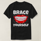 Tandarts Orthodontie Tandarts Stel Je Zelf In T-shirt (Design voorkant)