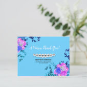 Tandarts Orthodontist Beugels Bedankkaart Briefkaart (Staand voorkant)