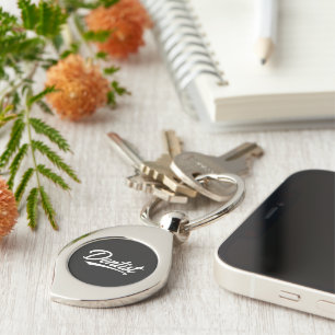 Tandarts Script Typografie Koffiemok Cadeau Sleutelhanger