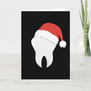 Tandarts Tanden Kerstmuts Tand Cadeau Kaart