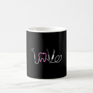 Tandarts Tanden Tand Liefde Tand Grappig Gift Idee Koffiemok