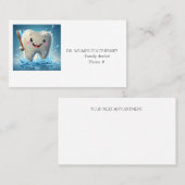 " TANDARTS VISITEKAARTJES " (Voorkant / Achterkant)