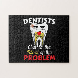 Tandarts wortelkanaal - tand holte woordspeling legpuzzel