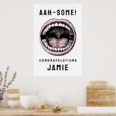 Tandartschool Afstuderen Poster (Keuken)