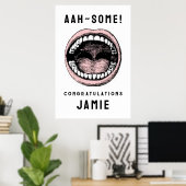 Tandartschool Afstuderen Poster (Thuiskantoor)