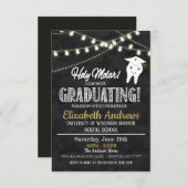 Tandartsdiploma uitnodiging (Voorkant / Achterkant)