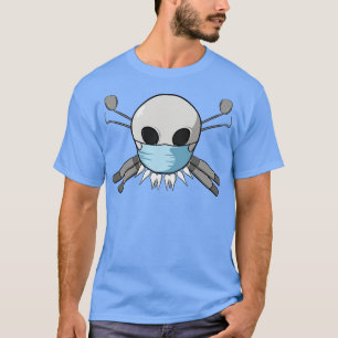 Tandartsen bemanning Jolly piraat geen onderschrif T-shirt