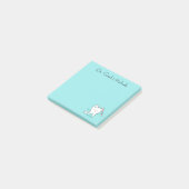 Tandartspraktijk gepersonaliseerde notities post-it® notes (Schuin)
