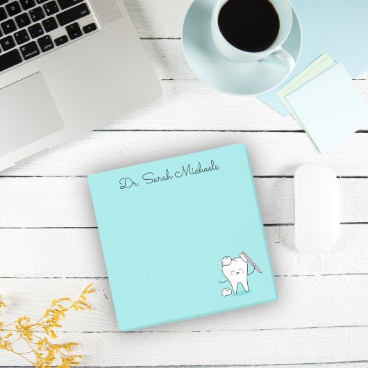Tandartspraktijk gepersonaliseerde notities post-it® notes